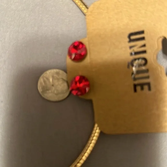 Unique Red Necklace Set NEW